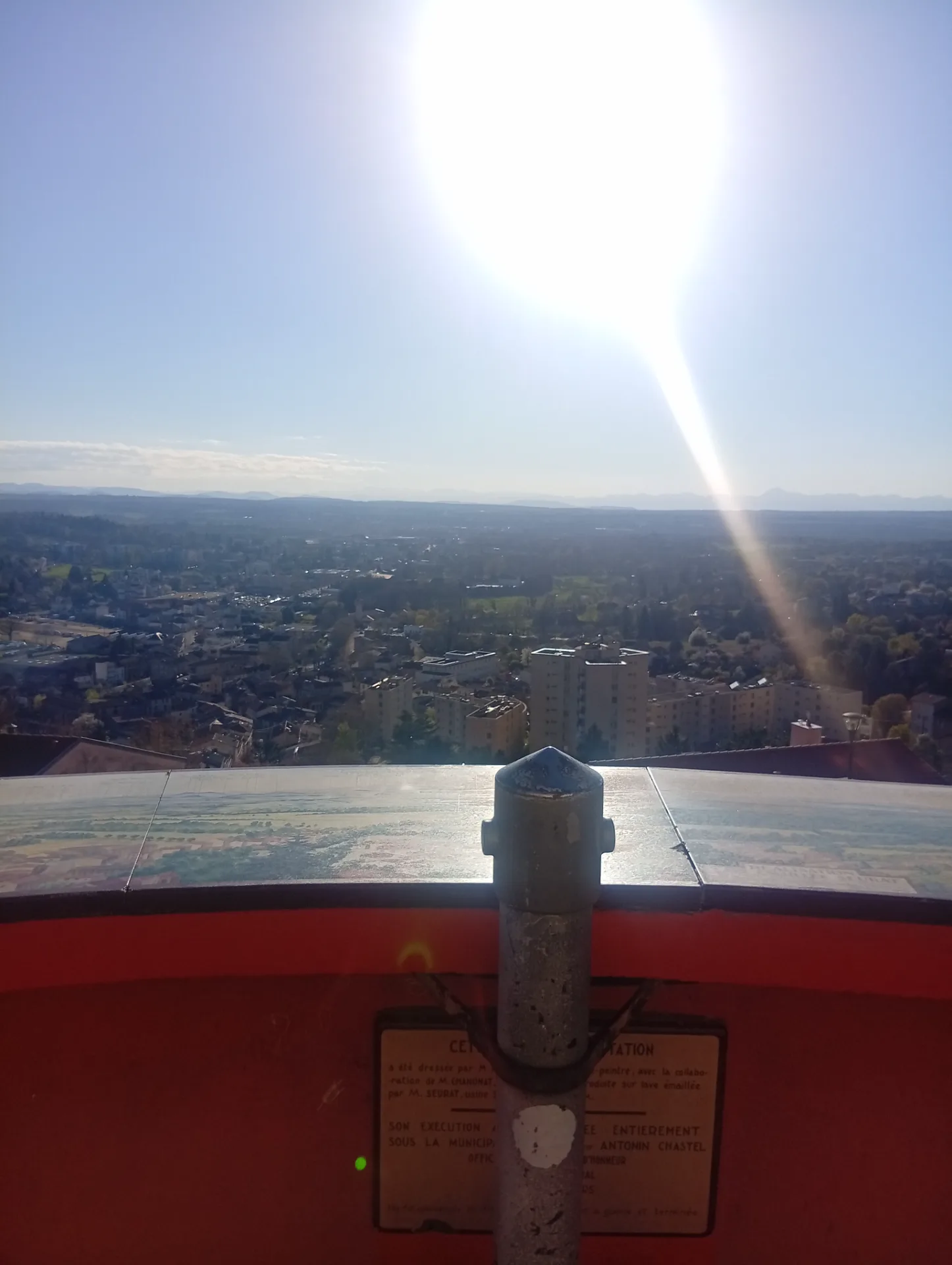 Point de vue sur la chaîne des Puys