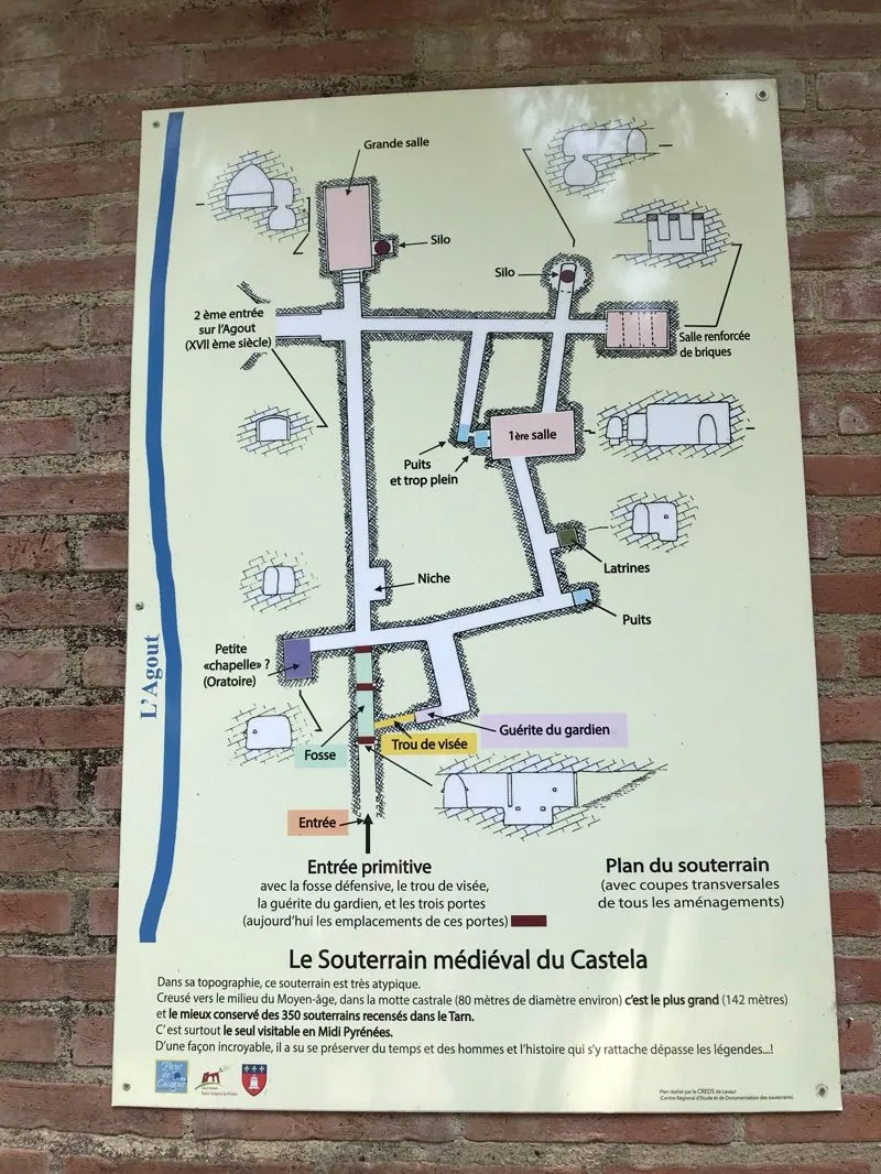 Souterrain médiéval du Castela