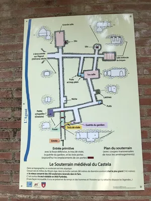 Souterrain médiéval du Castela — photo 1