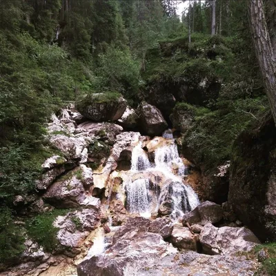 Val Monzoni's creek and waterfall — photo 2