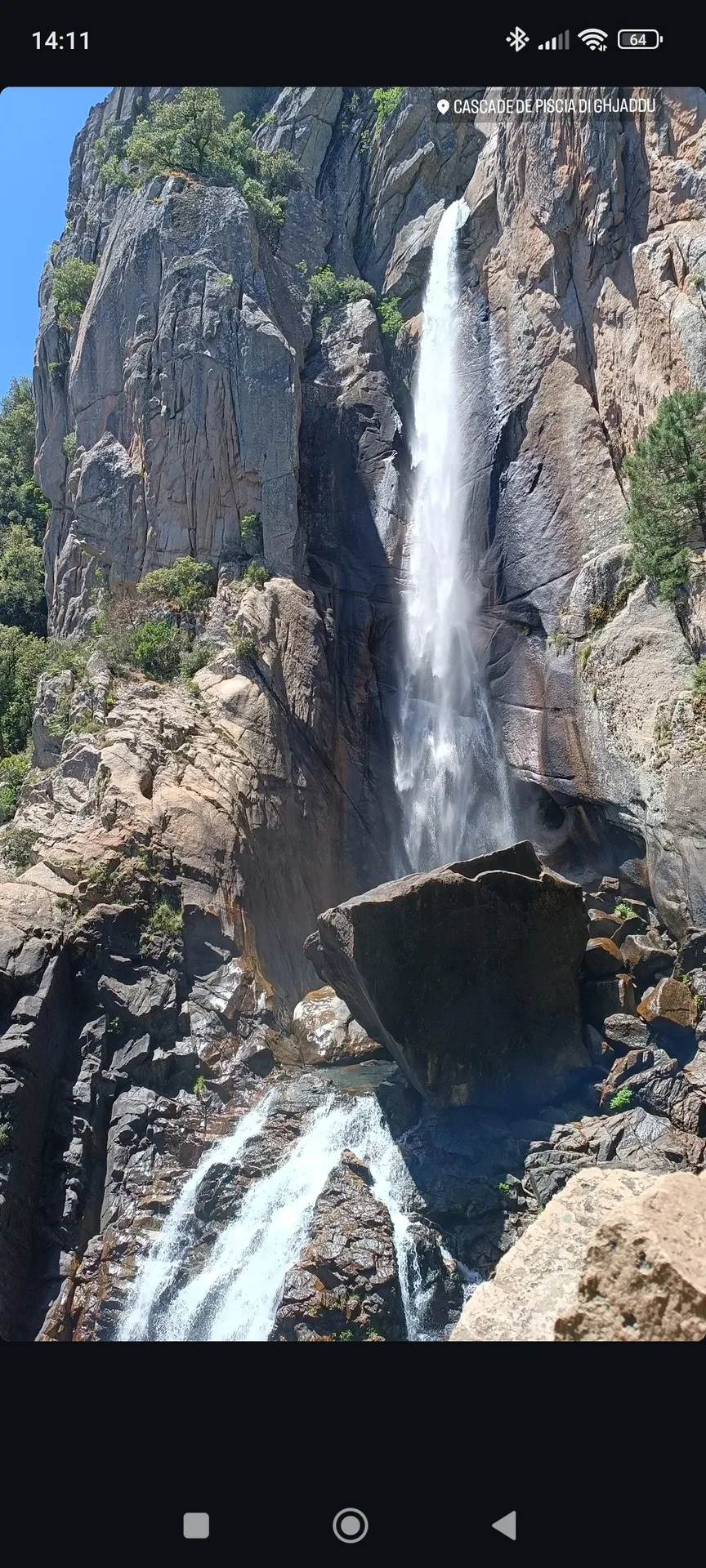 Cascade de Piscia di Ghajaddu