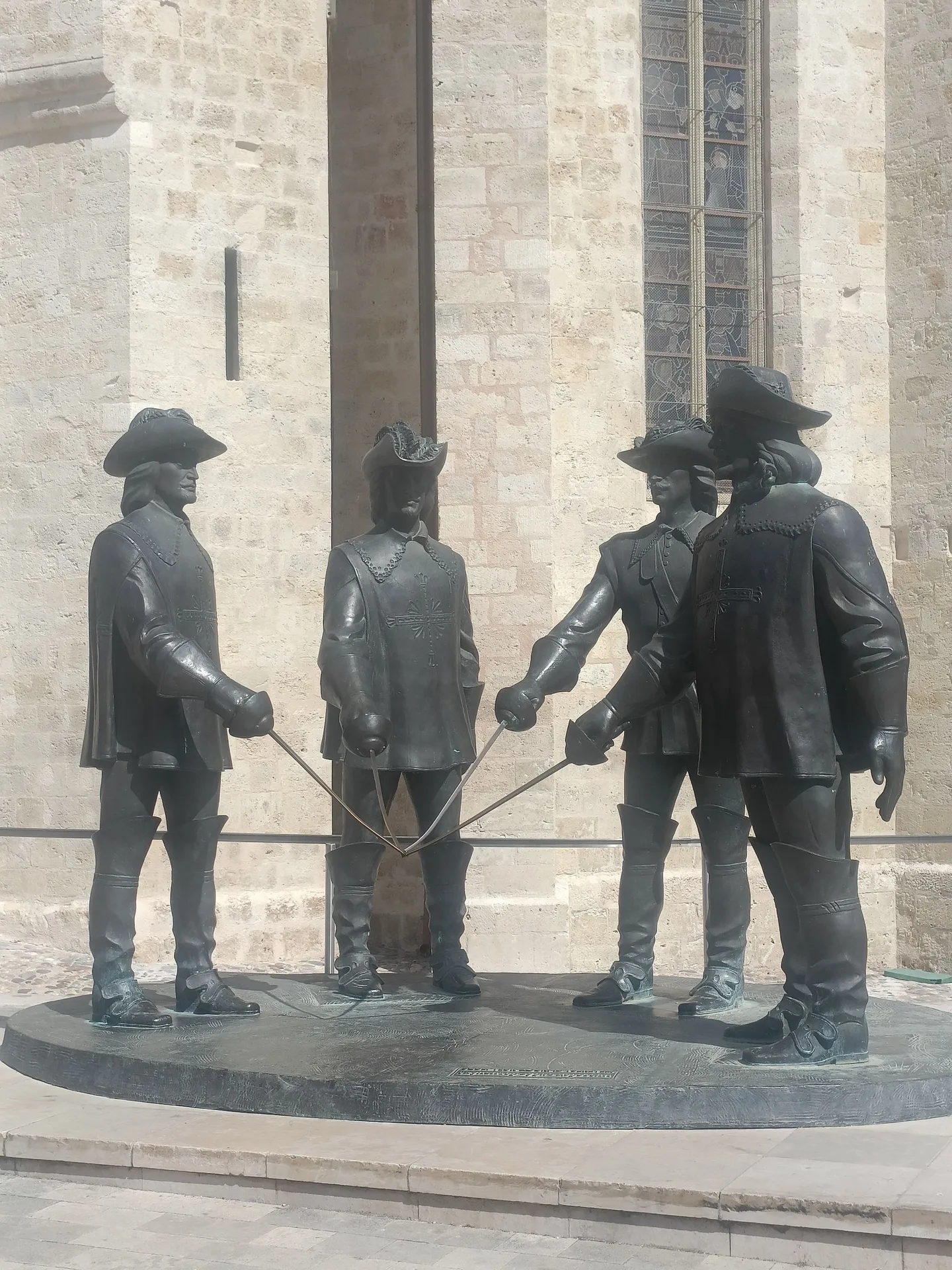 Statue des 4 mousquetaires
