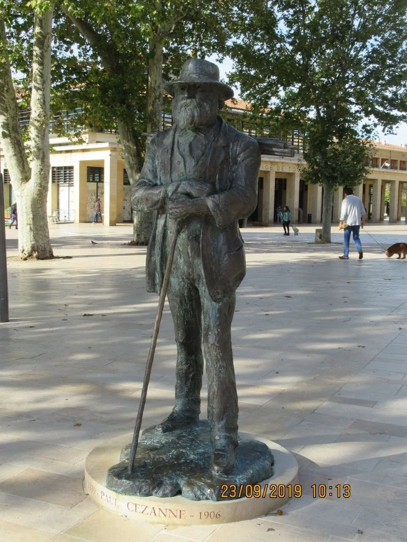 Statue de Paul Cezanne