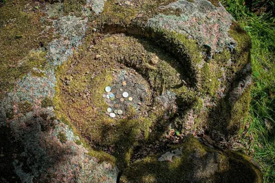 Ulmale pein bowl stone Shaped hollow — photo 1