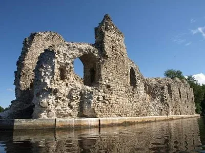 Kokneses castle ruins 1209 year — photo 1