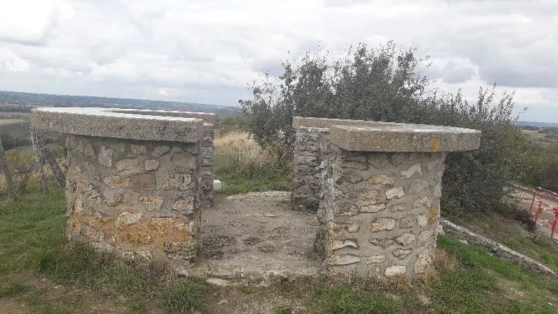 La côte d'Ussel, table d'orientation
