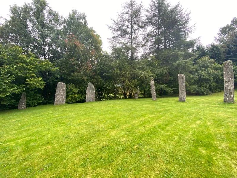The standing stones at Grinde