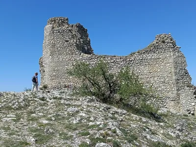 Ruines du château gothique de Sirotči Hrádek