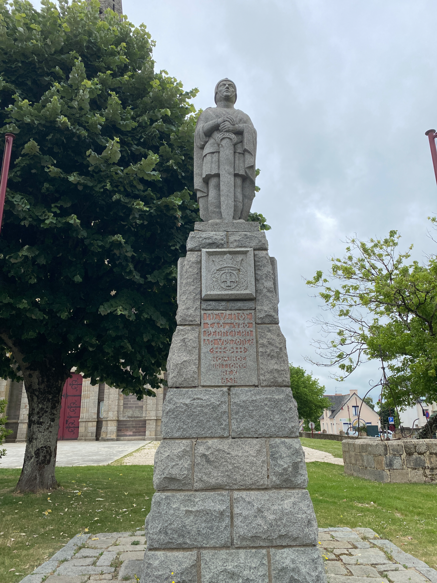 Statue du chevalier breton