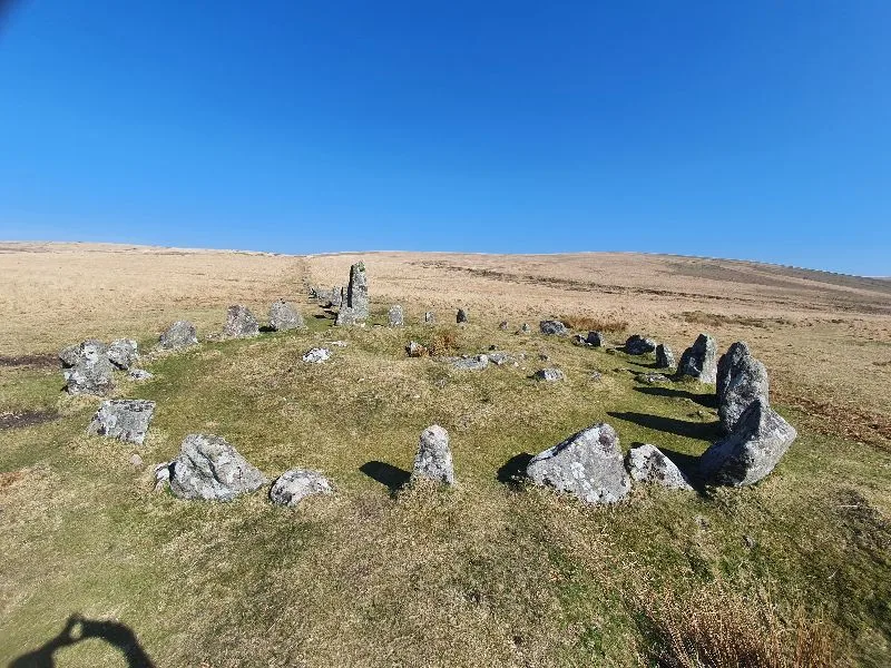 Hingston Hill stone circle and stone row