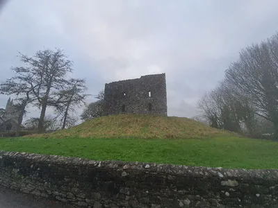 Lydford Viking rune stone and castle — photo 4