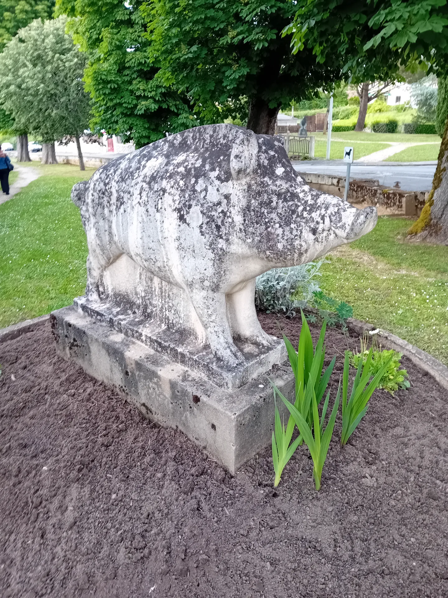 La statue du Sanglier