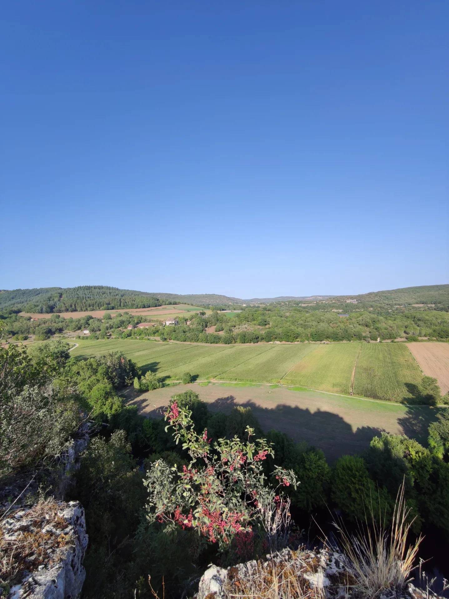 Point de vue de la croix de bois de Calvignac